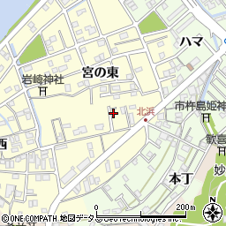 徳島県鳴門市撫養町北浜宮の東17周辺の地図