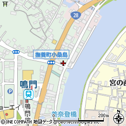 徳島県鳴門市撫養町小桑島前組16-11周辺の地図