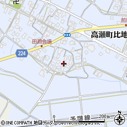 香川県三豊市高瀬町比地中2227周辺の地図