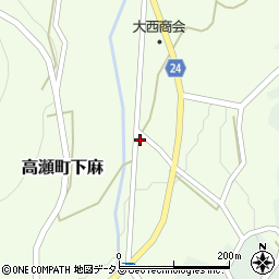 香川県三豊市高瀬町下麻1356-3周辺の地図