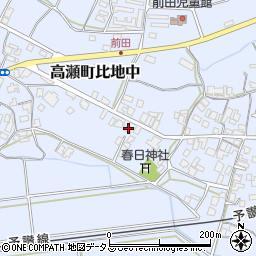香川県三豊市高瀬町比地中2401周辺の地図