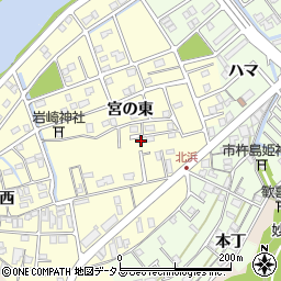 徳島県鳴門市撫養町北浜宮の東16周辺の地図