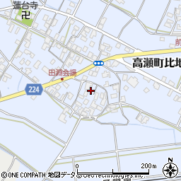 香川県三豊市高瀬町比地中2218周辺の地図