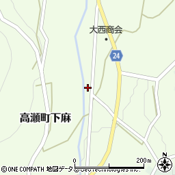 香川県三豊市高瀬町下麻1355周辺の地図