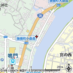 徳島県鳴門市撫養町小桑島前組16-20周辺の地図