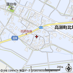 香川県三豊市高瀬町比地中2228周辺の地図