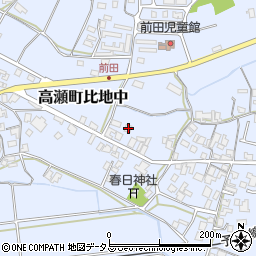 香川県三豊市高瀬町比地中1888周辺の地図