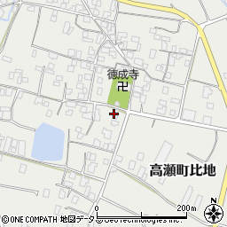 成行自治会場周辺の地図