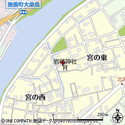 徳島県鳴門市撫養町北浜宮の東91周辺の地図