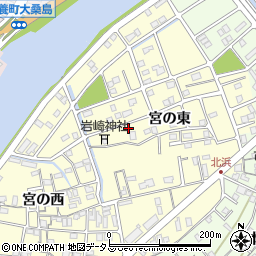 徳島県鳴門市撫養町北浜宮の東100周辺の地図