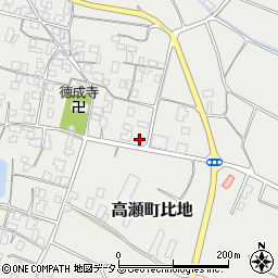 香川県三豊市高瀬町比地1372周辺の地図