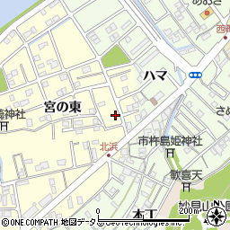 徳島県鳴門市撫養町北浜宮の東177周辺の地図