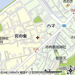 徳島県鳴門市撫養町北浜宮の東176周辺の地図