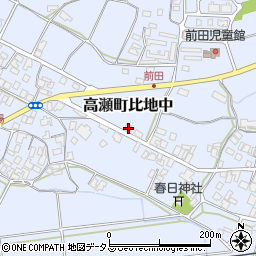 香川県三豊市高瀬町比地中1912周辺の地図