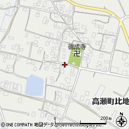 香川県三豊市高瀬町比地2074周辺の地図