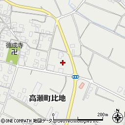 香川県三豊市高瀬町比地1366周辺の地図