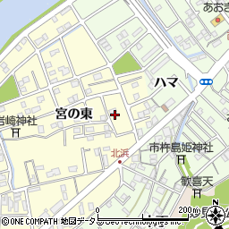 徳島県鳴門市撫養町北浜宮の東162周辺の地図