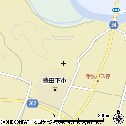山口県下関市豊田町大字手洗295周辺の地図