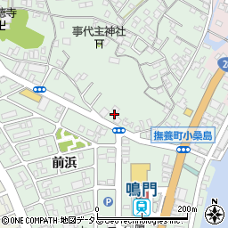 徳島県鳴門市撫養町小桑島前組42周辺の地図