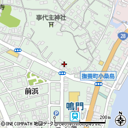 徳島県鳴門市撫養町小桑島前組41周辺の地図