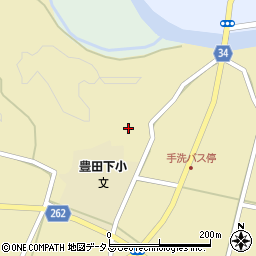 山口県下関市豊田町大字手洗294周辺の地図