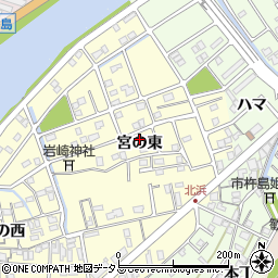 徳島県鳴門市撫養町北浜宮の東140周辺の地図