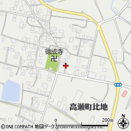 香川県三豊市高瀬町比地1378周辺の地図