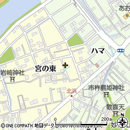 徳島県鳴門市撫養町北浜宮の東164周辺の地図
