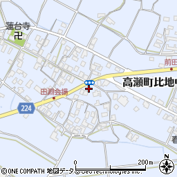 香川県三豊市高瀬町比地中2215周辺の地図