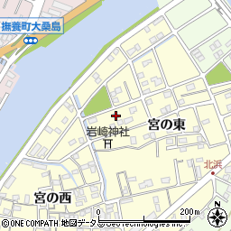 徳島県鳴門市撫養町北浜宮の東75周辺の地図