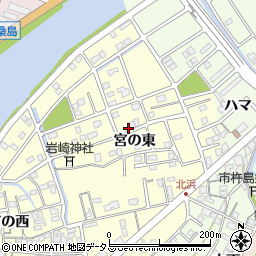 徳島県鳴門市撫養町北浜宮の東136周辺の地図