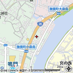 徳島県鳴門市撫養町小桑島前組139周辺の地図