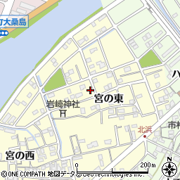 徳島県鳴門市撫養町北浜宮の東83周辺の地図