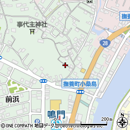 徳島県鳴門市撫養町小桑島日向谷68周辺の地図