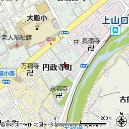 山口県山口市円政寺町周辺の地図