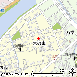 徳島県鳴門市撫養町北浜宮の東135周辺の地図