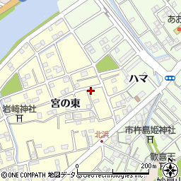 徳島県鳴門市撫養町北浜宮の東167周辺の地図