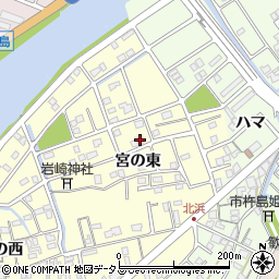 徳島県鳴門市撫養町北浜宮の東134周辺の地図