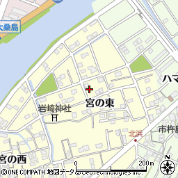徳島県鳴門市撫養町北浜宮の東107周辺の地図