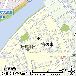 徳島県鳴門市撫養町北浜宮の東80周辺の地図
