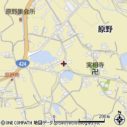 和歌山県海南市原野416-2周辺の地図