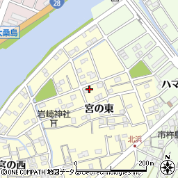 徳島県鳴門市撫養町北浜宮の東109周辺の地図