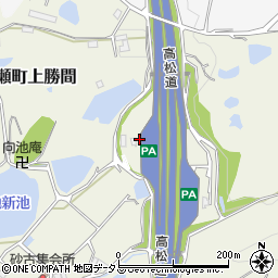 香川県三豊市高瀬町上勝間2166-1周辺の地図