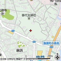 徳島県鳴門市撫養町小桑島前組46周辺の地図