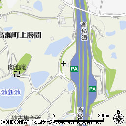 香川県三豊市高瀬町上勝間2165周辺の地図