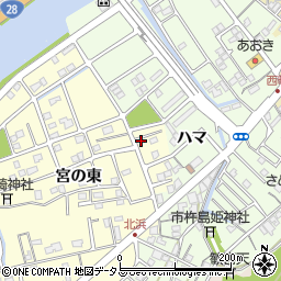 徳島県鳴門市撫養町北浜宮の東13-25周辺の地図