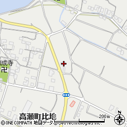 香川県三豊市高瀬町比地1498周辺の地図