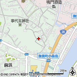 徳島県鳴門市撫養町小桑島日向谷62周辺の地図