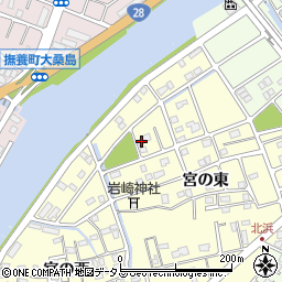 徳島県鳴門市撫養町北浜宮の東68周辺の地図