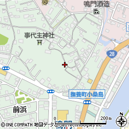 徳島県鳴門市撫養町小桑島日向谷51周辺の地図